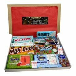 Amerikaanse Kerst Snoep Box 2 met Amerikaanse Favorieten - 25 delig - Medium.