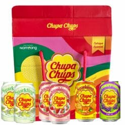 Chupa Chups Sparkling Drink Set 6x 345ml in stevige cadeautas